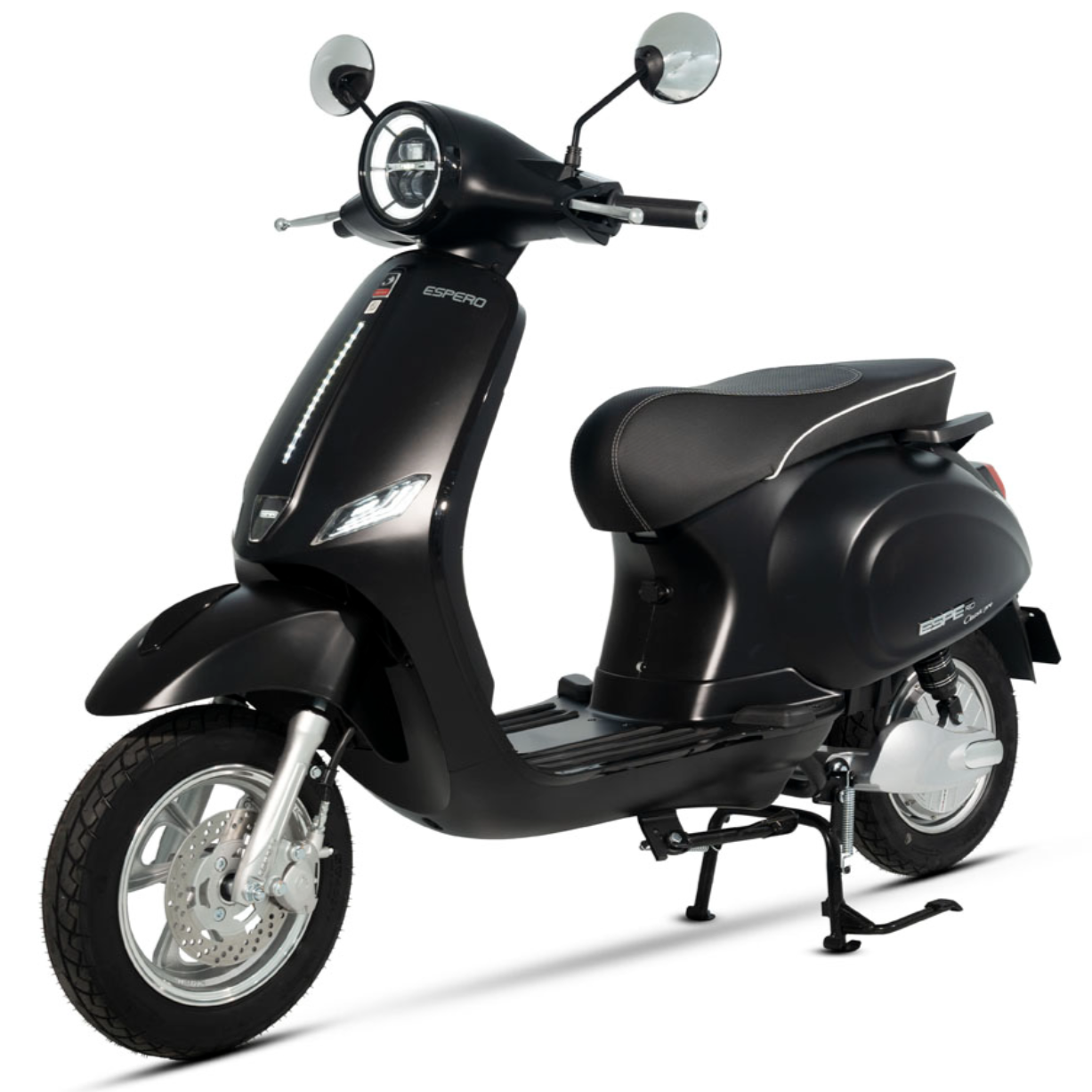 Xe điện Detech Vespa Classic Pro (Đen mờ)